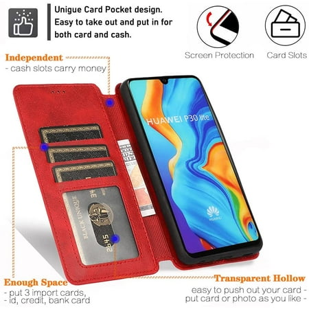 Durable Soft Wallet Cover for Huawei P30 lite PU Leather Flip Case for Huawei P30 lite Durable Soft Wallet Cover for Huawei P30 lite PU Leather Flip Case for Huawei P30 lite